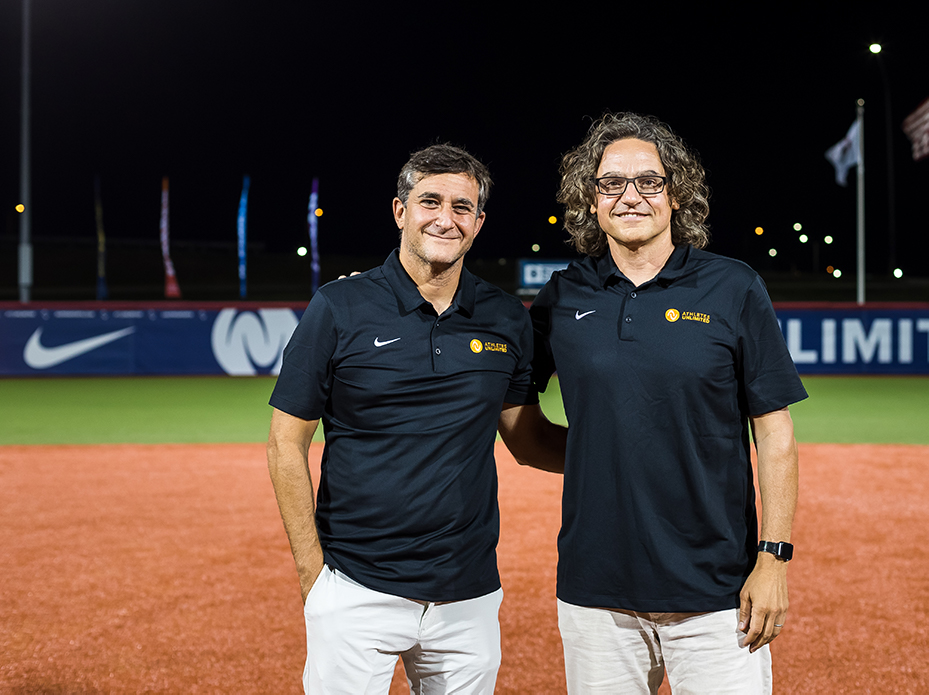 Athletes Unlimited co-founders Jon Patricof and Jonathan Soros