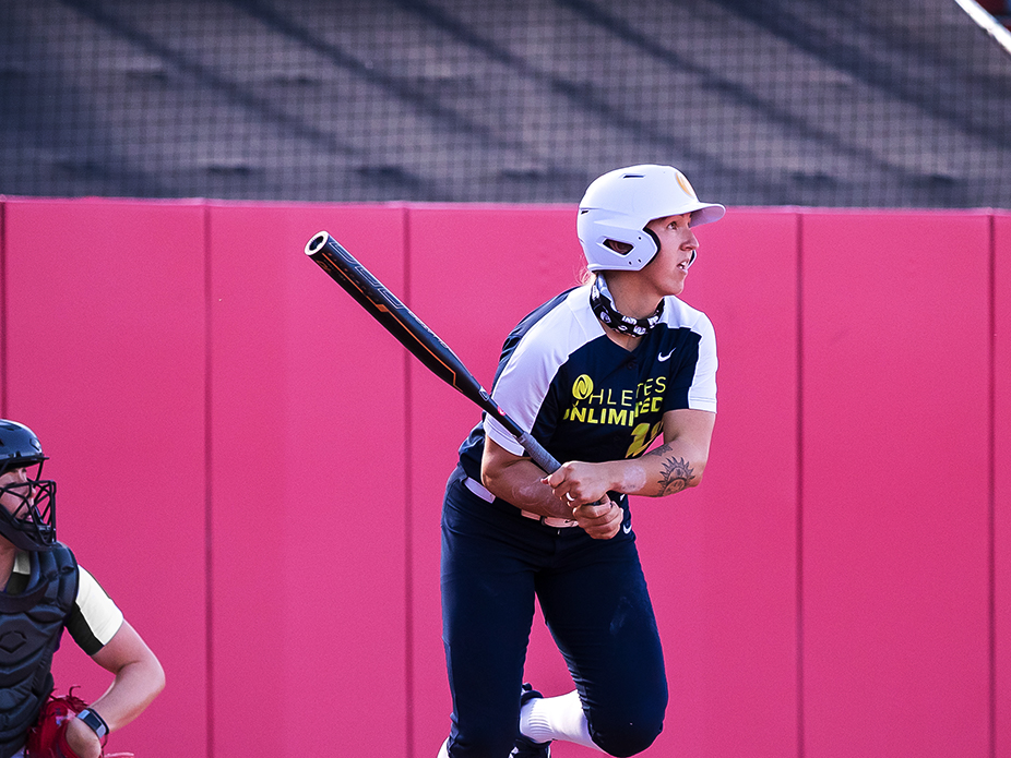 Shelby Pendley at bat