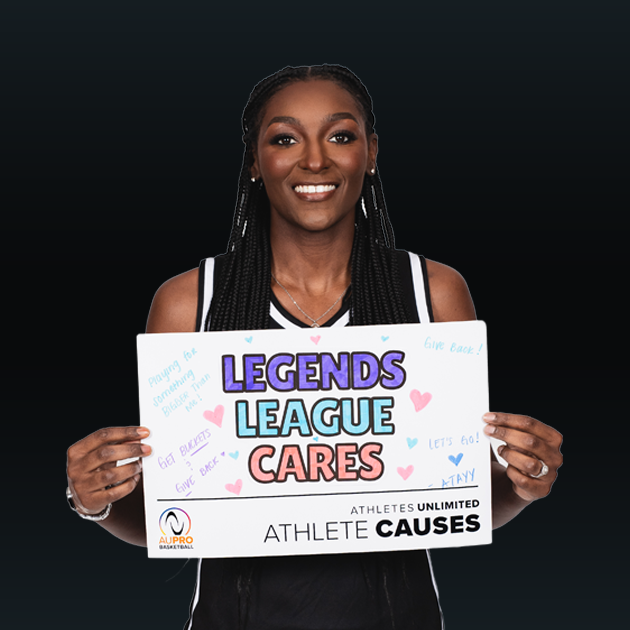 Asia Taylor, <br>Legends League Cares</br>