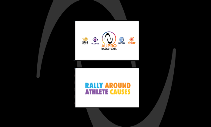 AU Pro Basketball Ticket Promotions featuring white rally towel with 